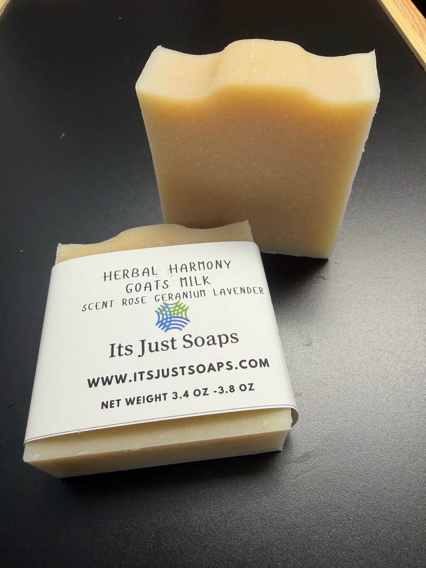 Herbal Harmony- goats milk scent rose geranium lavender