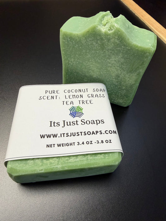 Pure Coconut Soap Lemongrass and Tea Tree