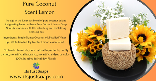 Pure Coconut Soap Lemon Scent